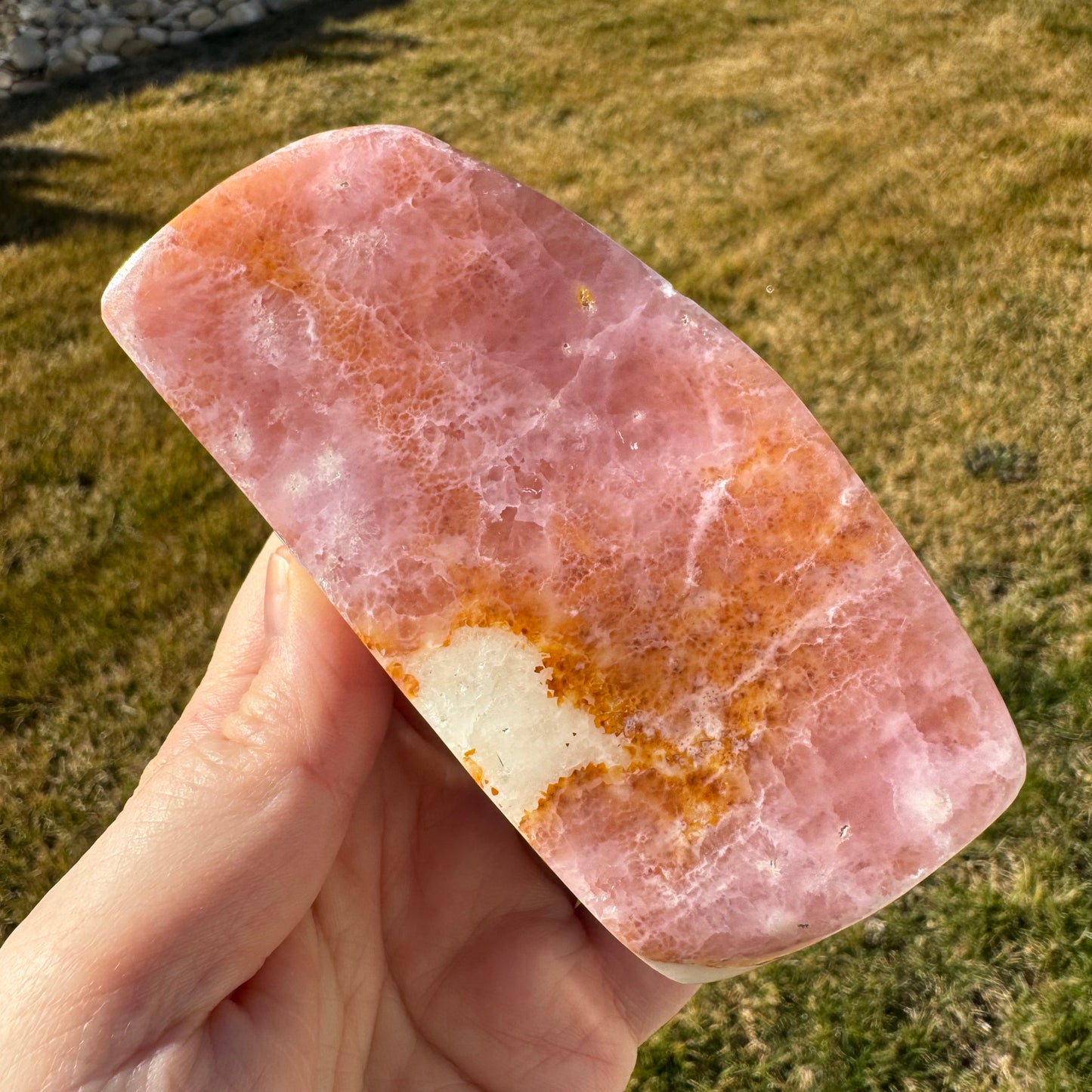 Pink Aragonite Free Form *Rare* - Statement Piece Gift Set Opt. M