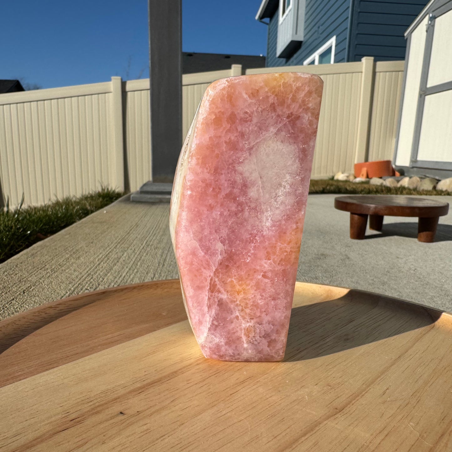 Pink Aragonite Free Form *Rare* - Statement Piece Gift Set Opt. M