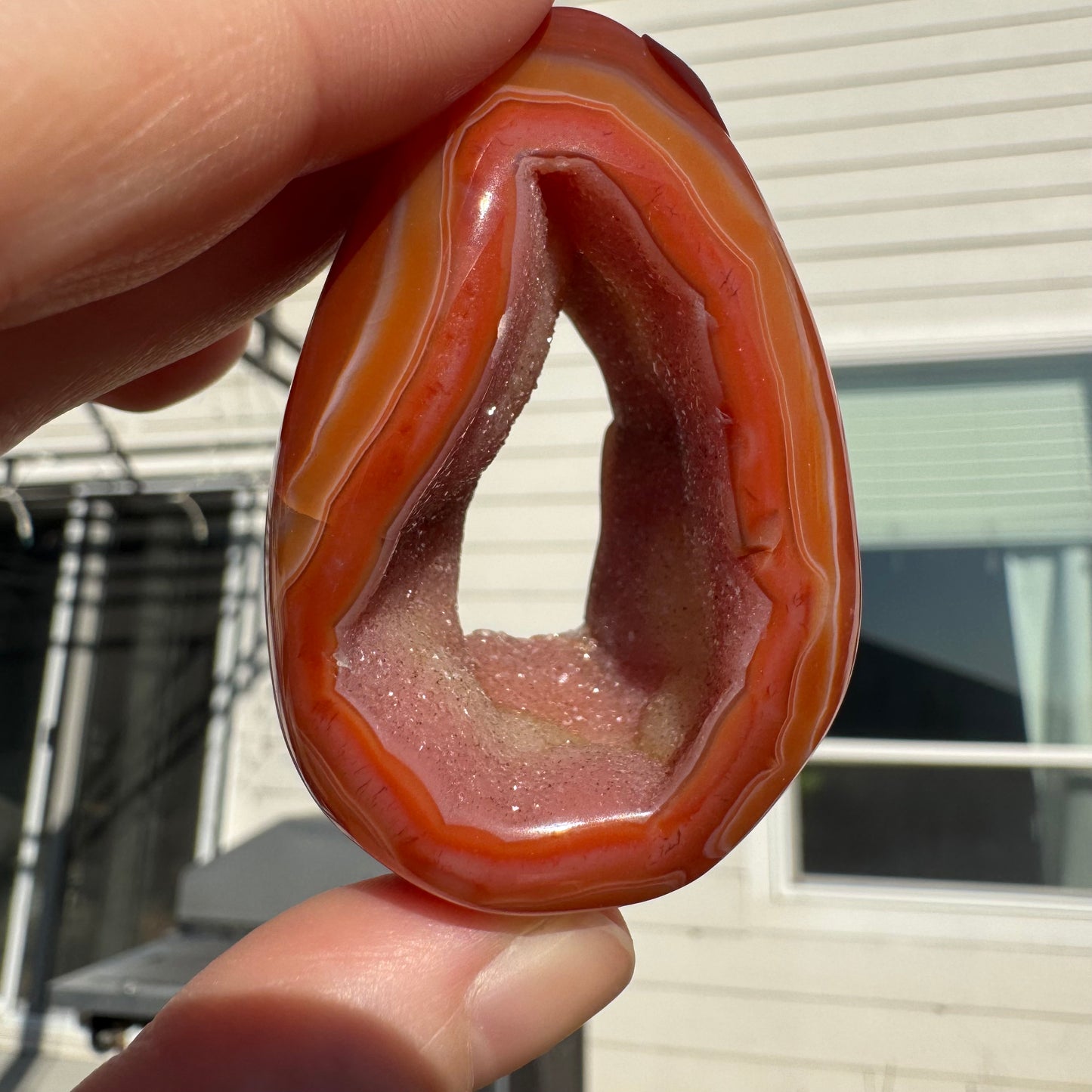 Druzy Banded Carnelian Egg Care Package - Opt. 3