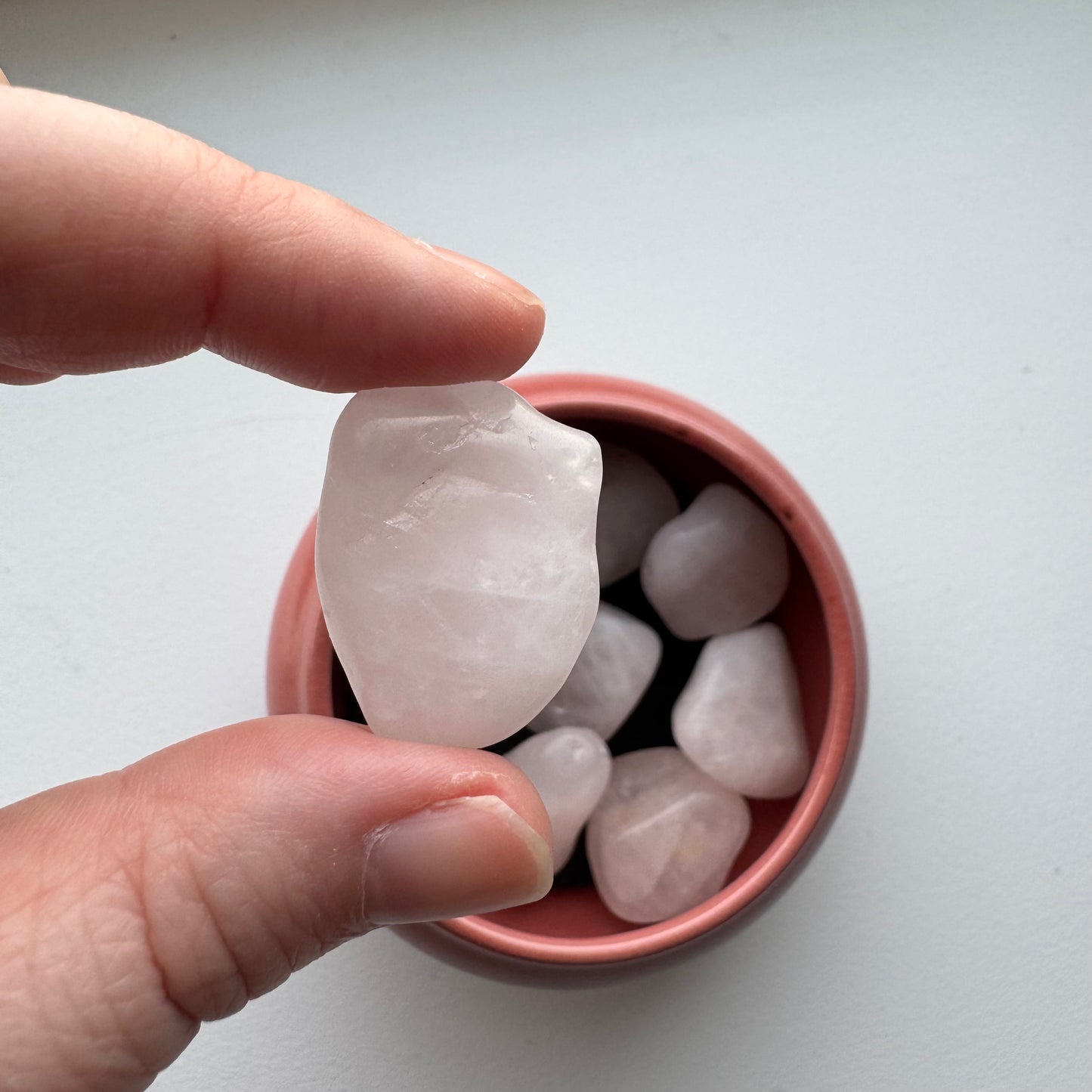 Rose Quartz | One Intuitively Chosen Tumble
