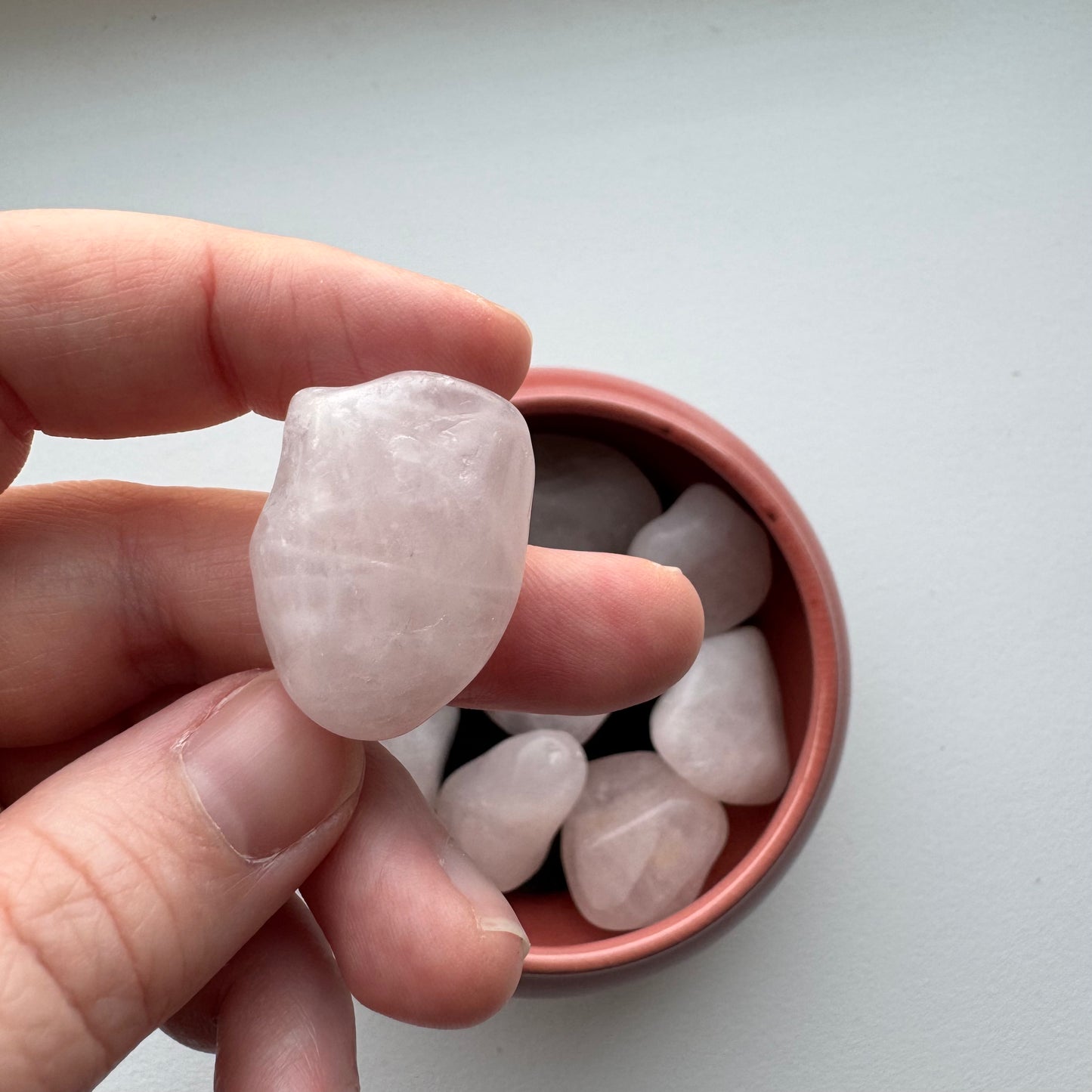 Rose Quartz | One Intuitively Chosen Tumble