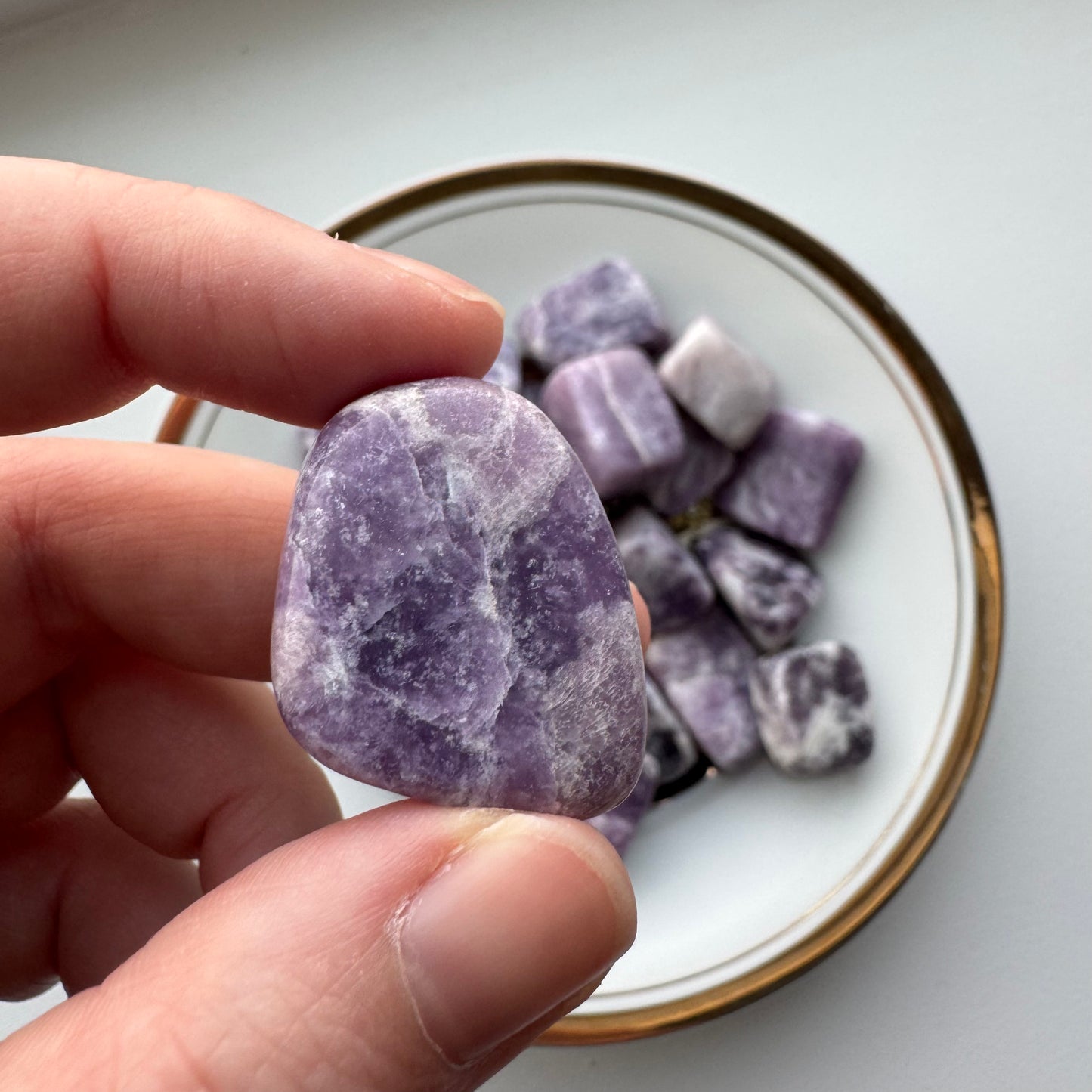 Lepidolite | One Intuitively Chosen Tumble