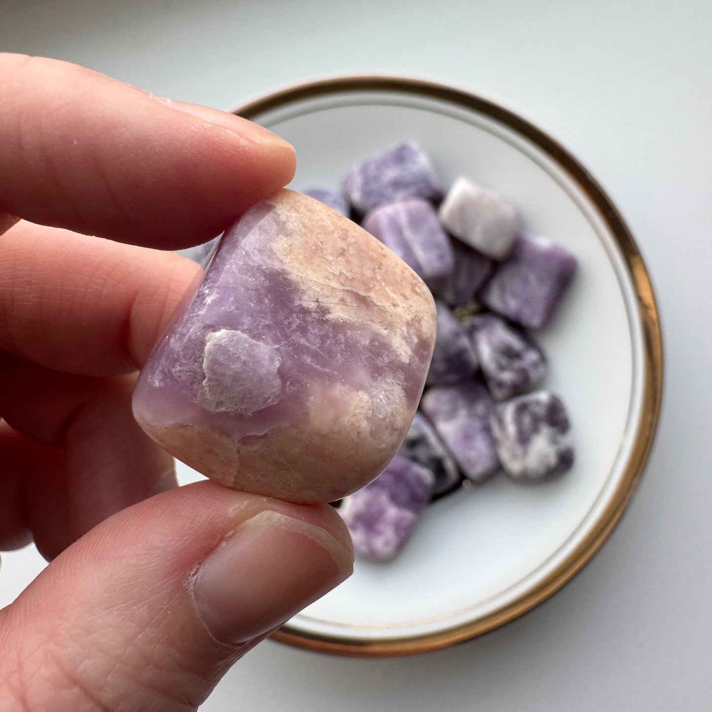 Lepidolite | One Intuitively Chosen Tumble