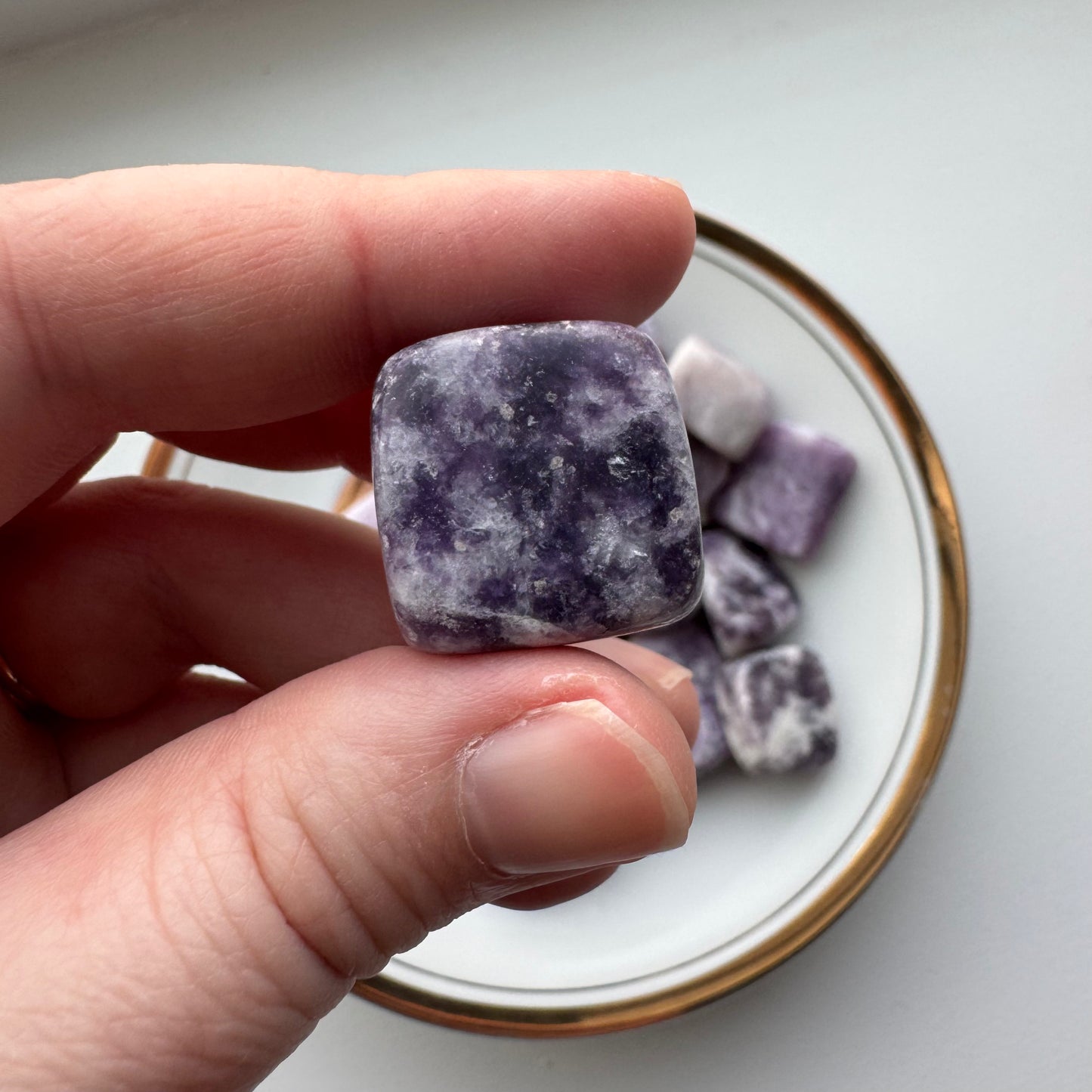 Lepidolite | One Intuitively Chosen Tumble