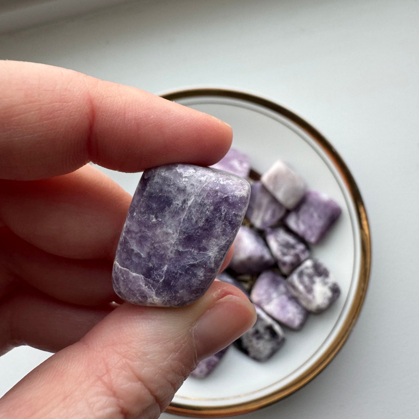Lepidolite | One Intuitively Chosen Tumble