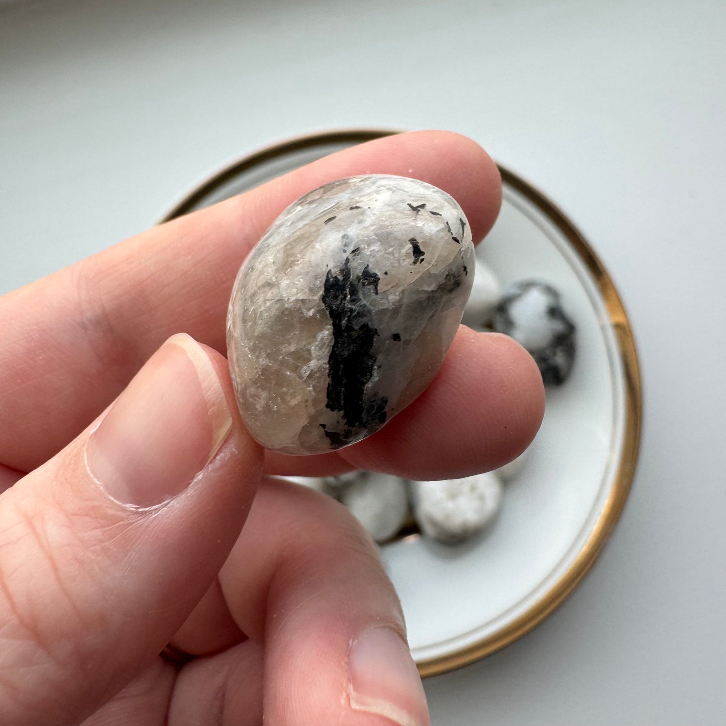 Rainbow Moonstone | One Intuitively Chosen Tumble
