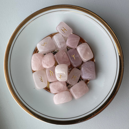 Rose Quartz | One Intuitively Chosen Rune Stone