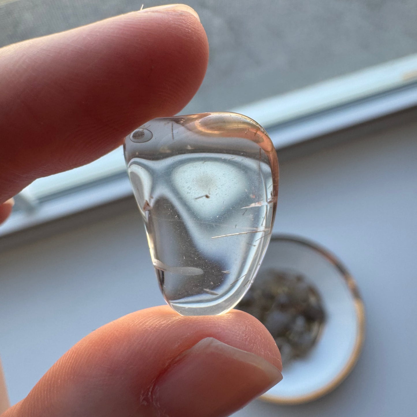 Smoky Quartz with Rutile | One Intuitively Chosen Tumble