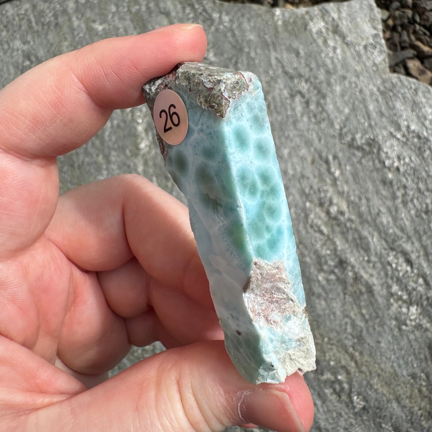 Larimar Slice *Rare* - Opt. 26