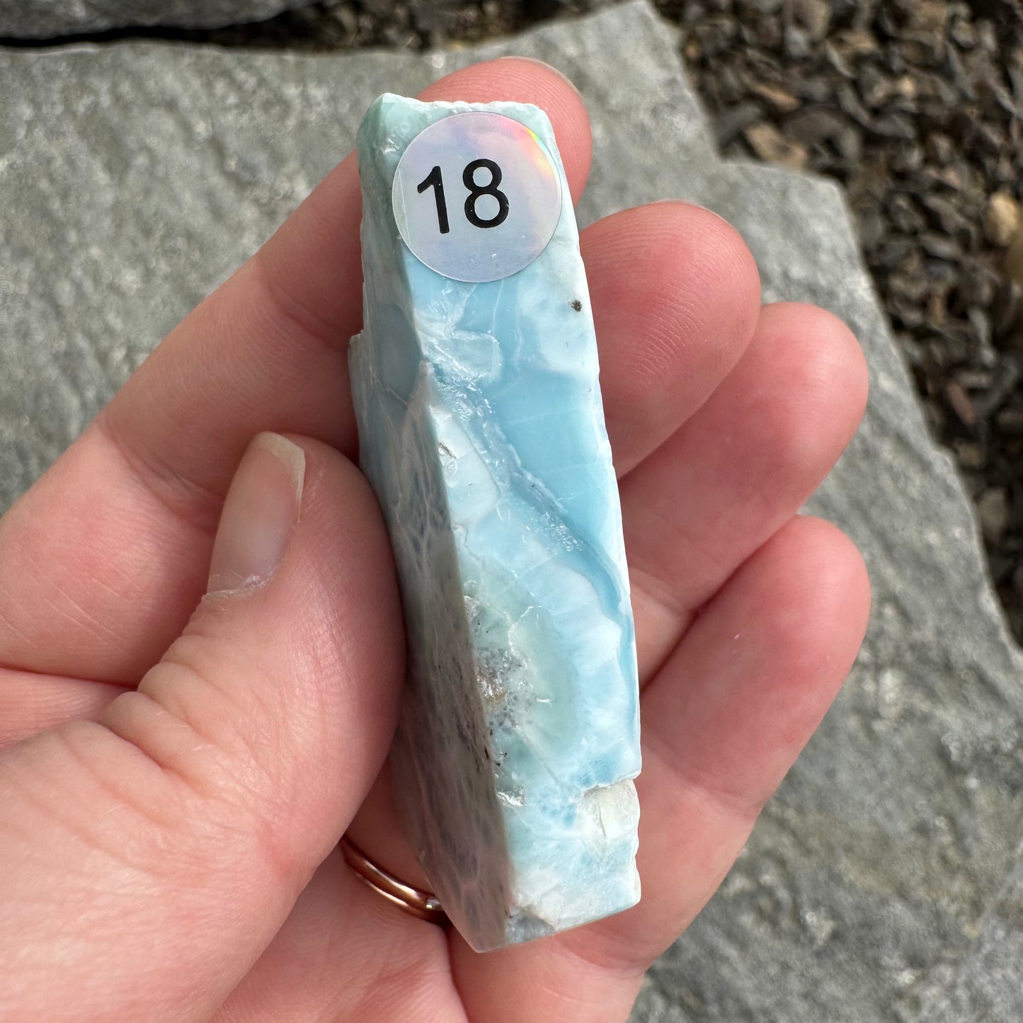 Larimar Slice *Rare* - Opt. 18