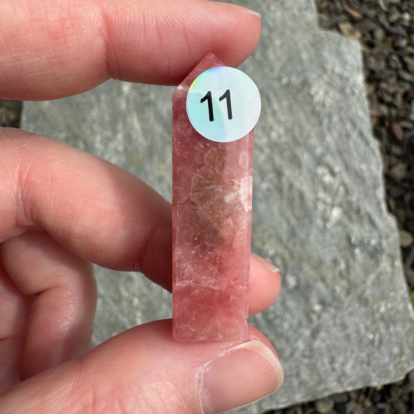 Rhodochrosite Mini Tower | Opt. 11