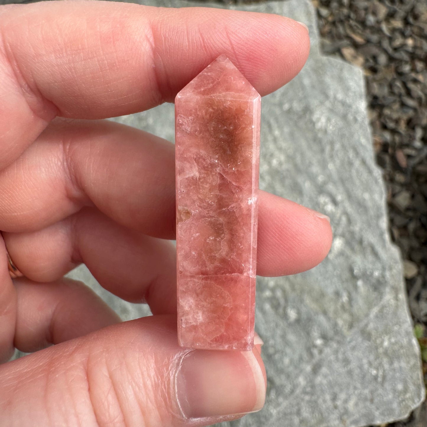 Rhodochrosite Mini Tower | Opt. 11