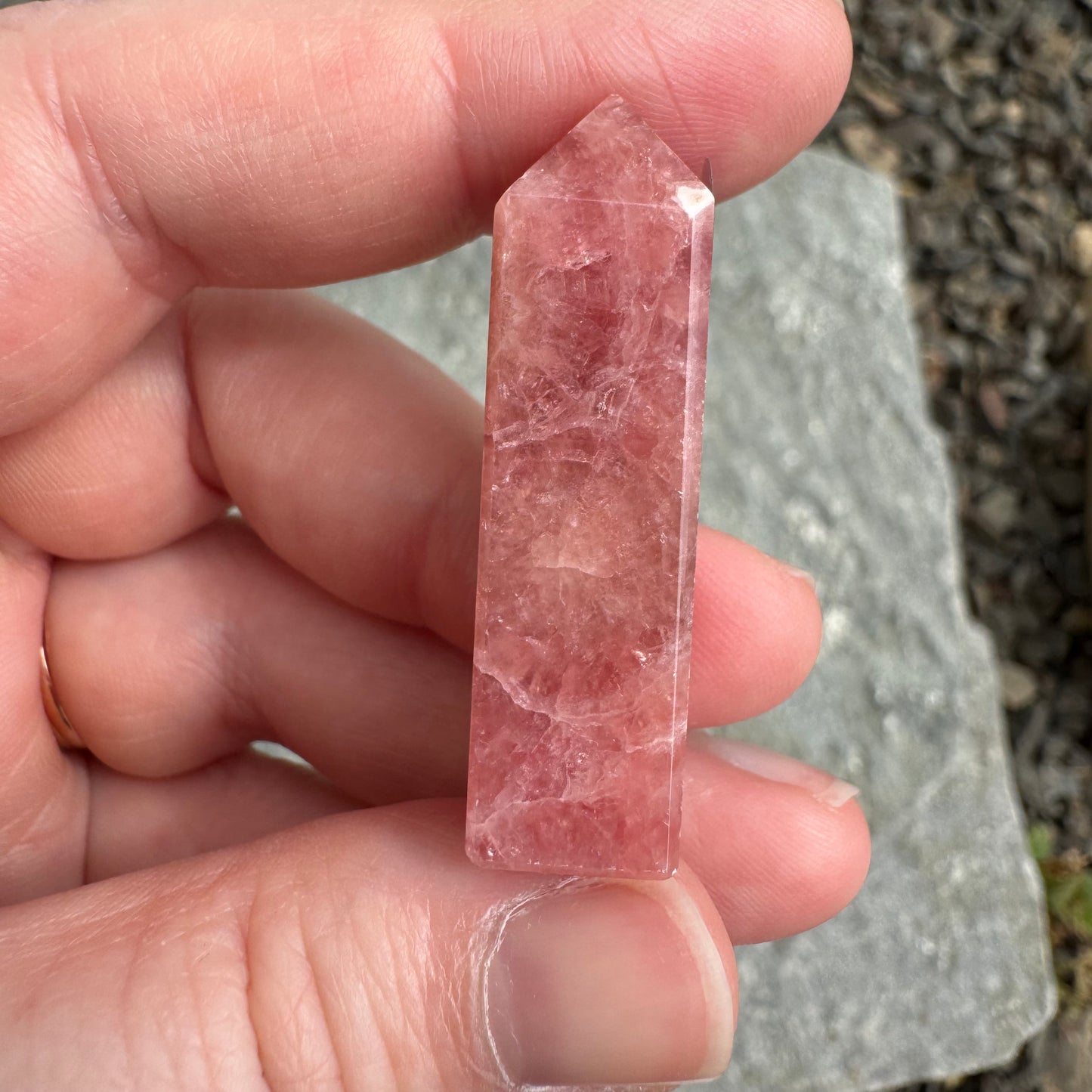 Rhodochrosite Mini Tower | Opt. 11