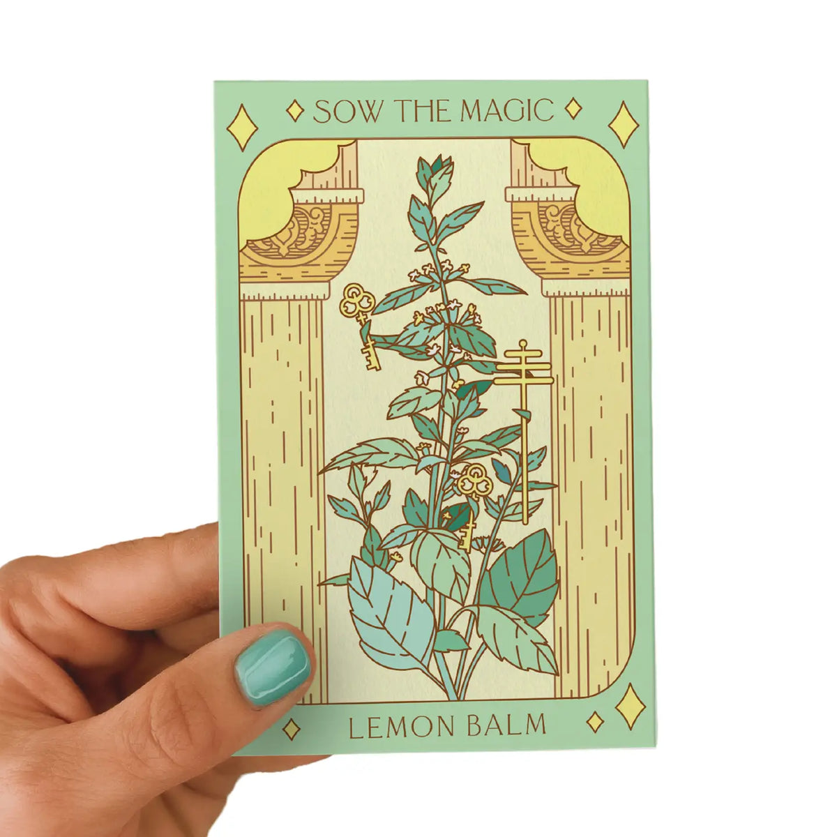 Sow the Magic – Lemon Balm Tarot Garden + Gift Seed Packet – Mineral Chapel