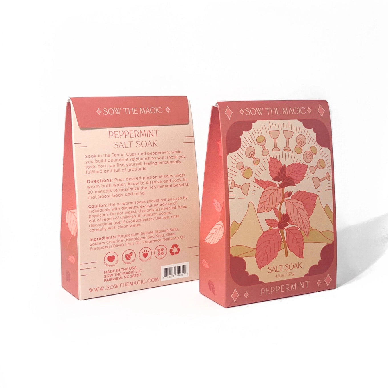 Sow the Magic – Peppermint Tarot Bath Salt Soak